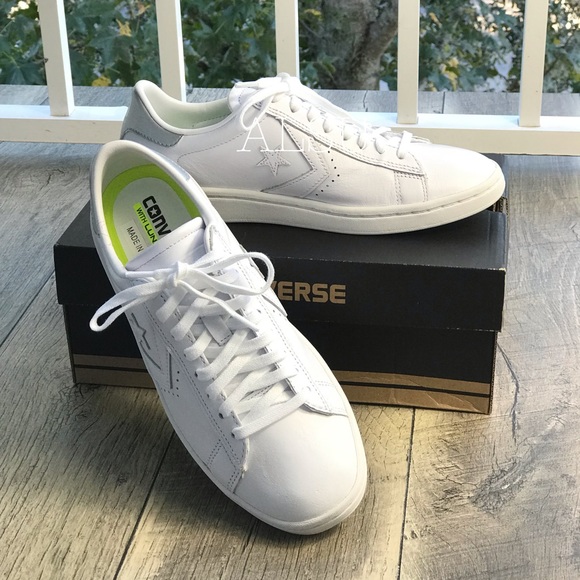 NWT Converse PL LP OX White Silver WMNS AUTHENTIC - Picture 2 of 7